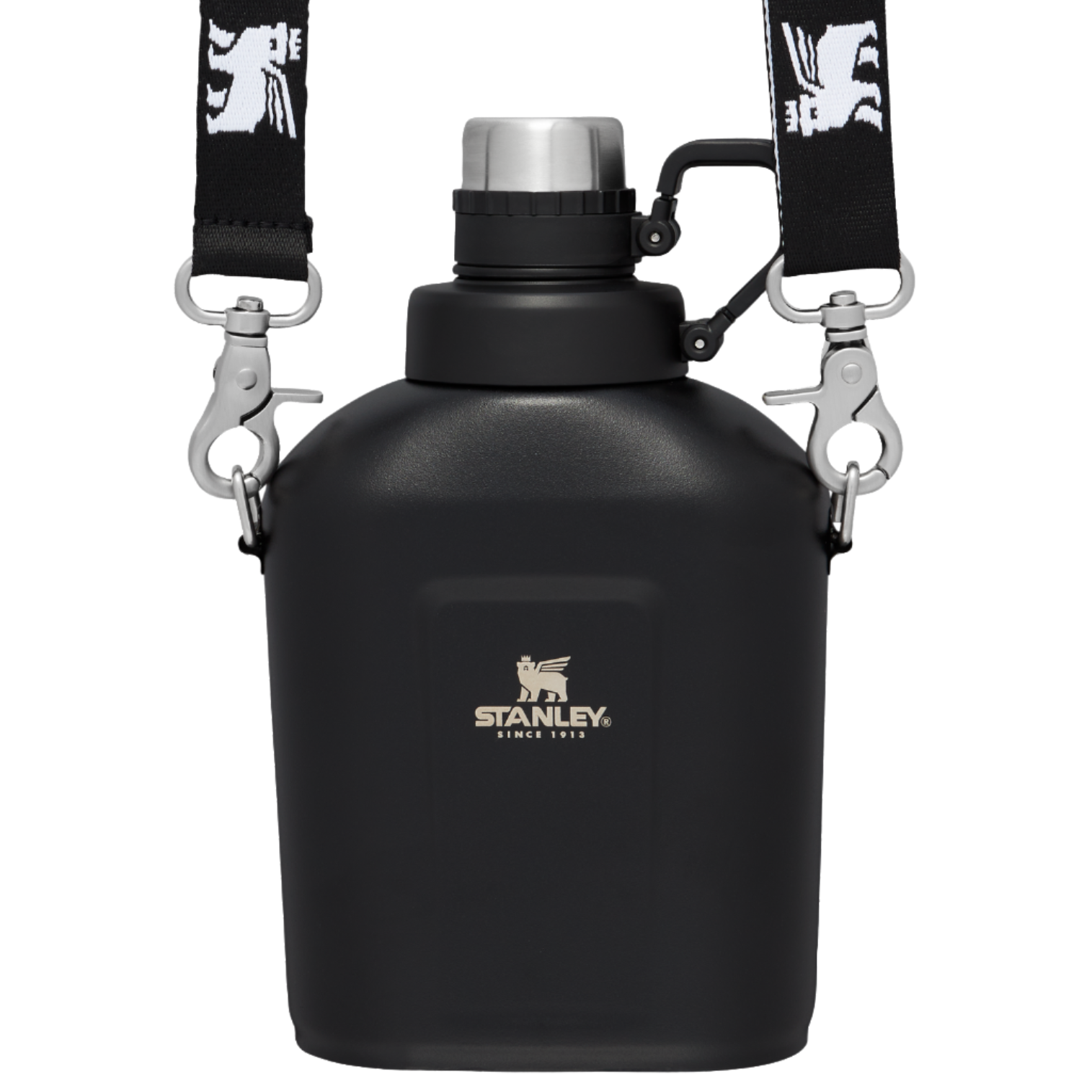 Stanley Next X Nature Canteen 758.7 Ml Hammertone Green - Aus Recyceltem Edelstahl | BPA-frei & Leicht | Mit Trageriemen