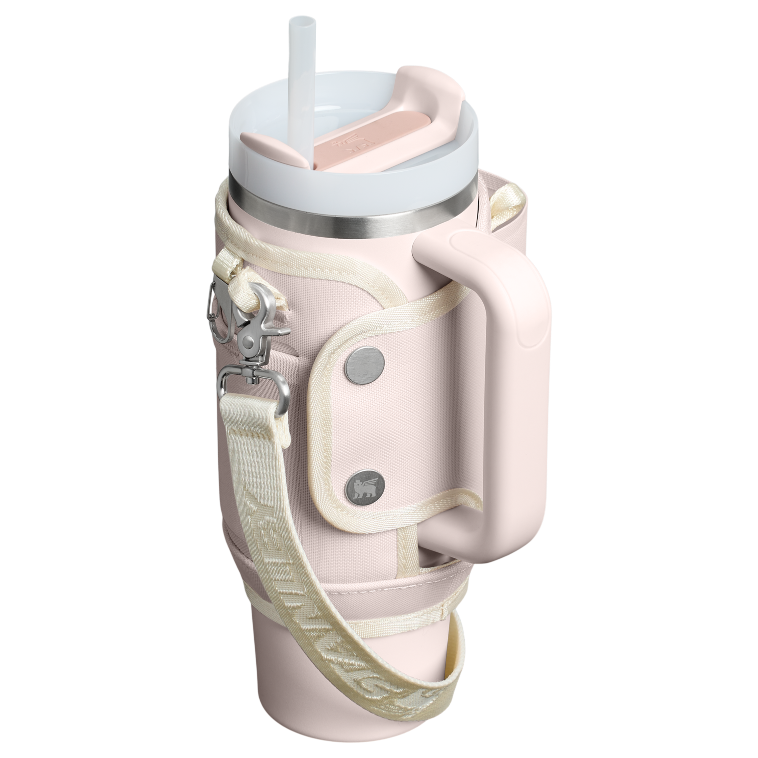Companion Sling - 30oz - Rose Quartz - Back - Stanley