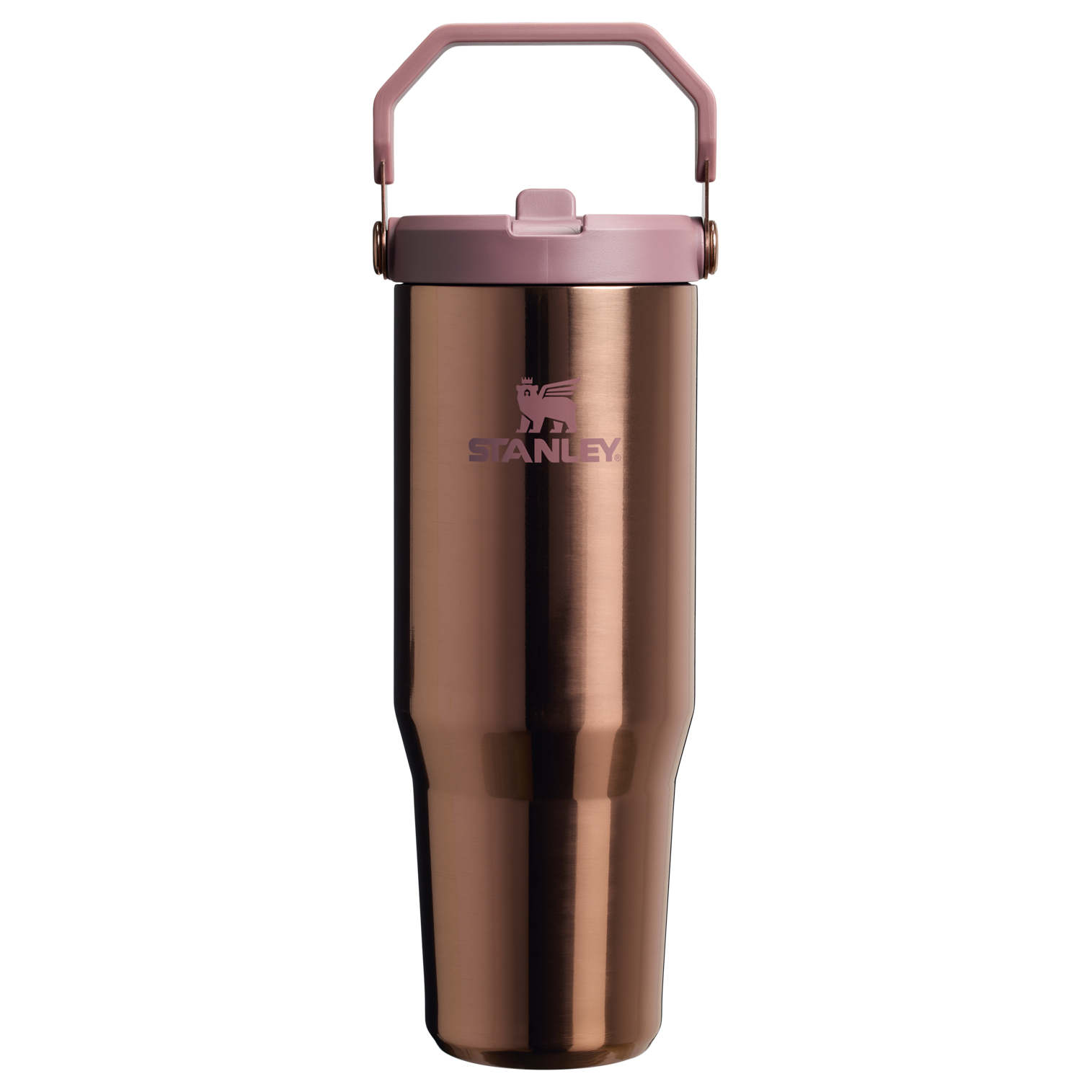 ICEFLOW ™ FLIPSTRAW 2.0 TUMBLER 30 OZ - Polished Rose Gold - Stanley AU