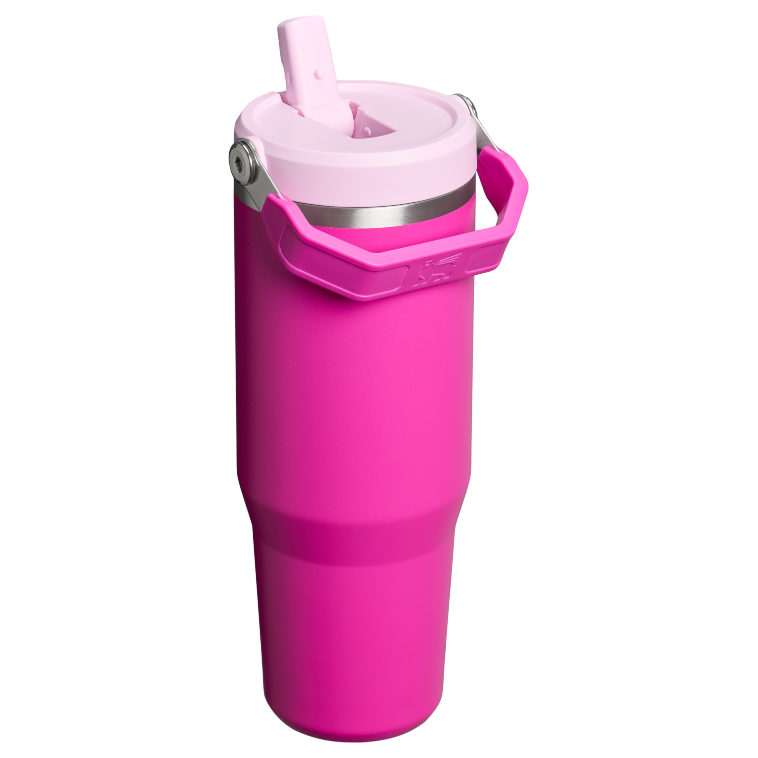 The IceFlow™ Flip Straw Tumbler 2.0 | 30 OZ - Violet Blossom - Stanley AU
