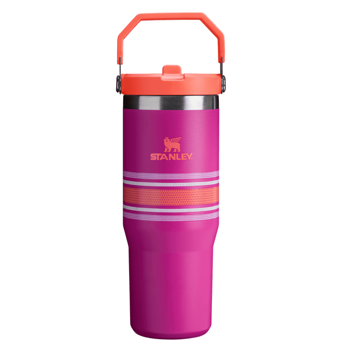 Stanley 1913 The Varsity Iceflow™ Flip Straw Tumbler 30 OZ in Fucshia Mesh | Front View