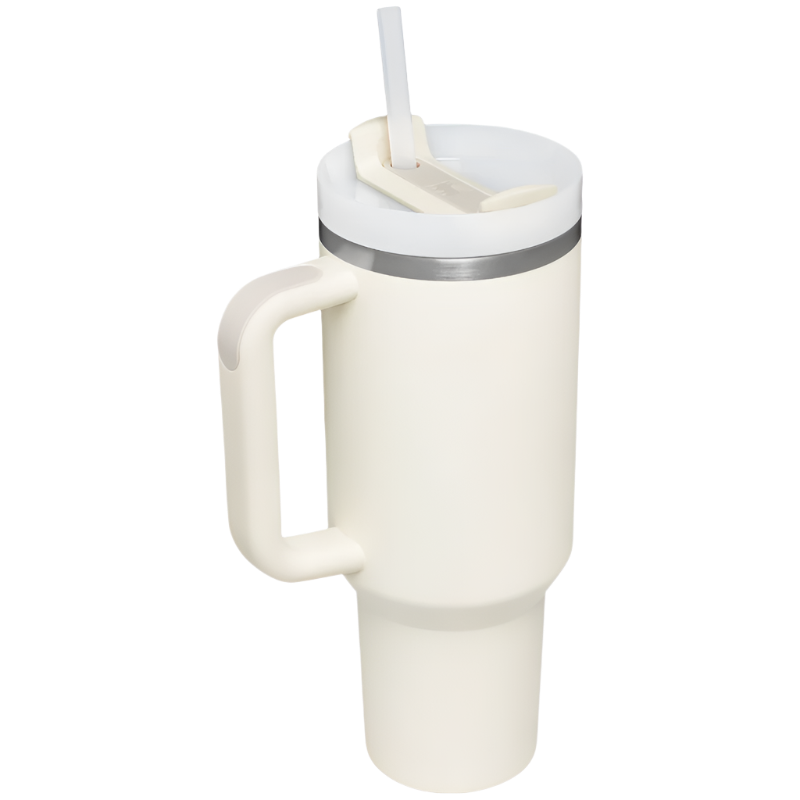 Quencher H2.0 - Cream - 40oz - Back - Stanley