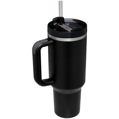 Quencher H2.0 - Black Tonal - 40oz - Back - Stanley