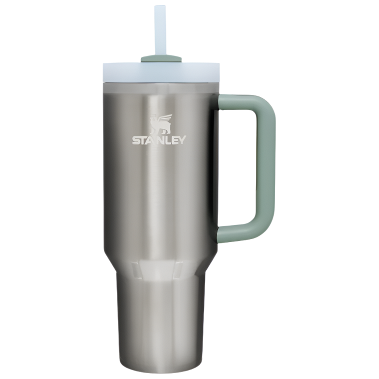 Stanley 1913 The Quencher H2.0 FlowState™ Tumbler 40 OZ in Stainless Steel Shale | View 1