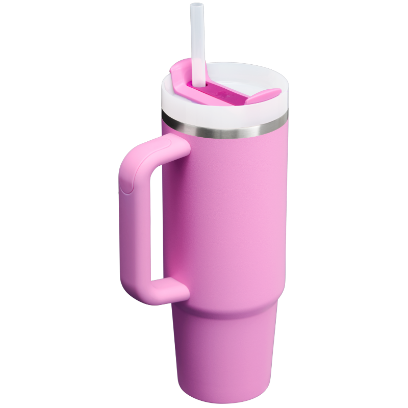 Quencher H2.0 - Peony - 40oz - Back - Stanley