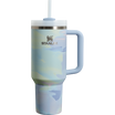 Quencher H2.0 - Cool Serene Brushstrokes - 40oz - Front - Stanley