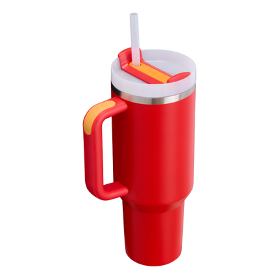 Quencher H2.0 - Chili - 40oz - Back - Stanley