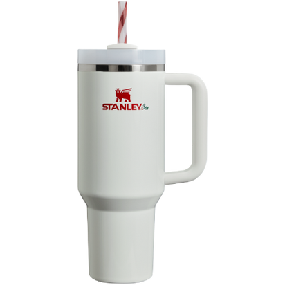Stanley 1913 The Christmas Mistletoe Quencher H2.0 FlowState™ Tumbler 40 OZ in Christmas Mistletoe | Front View