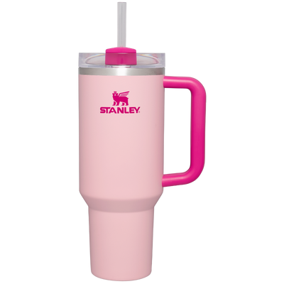 Quencher H2.0 - Flamingo - 40oz - Front - Stanley