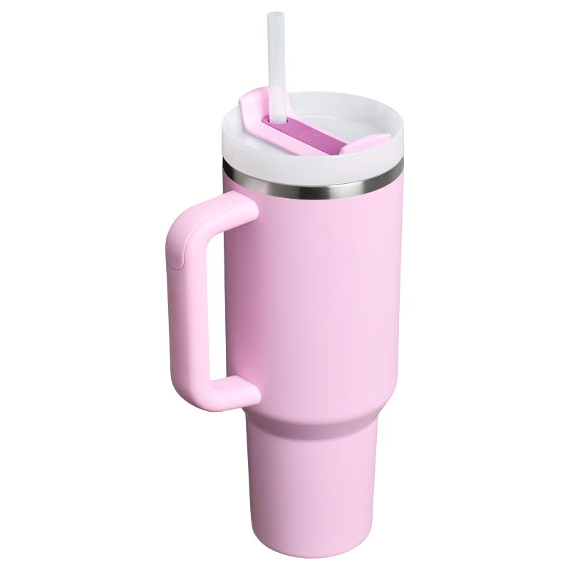Stanley 1913 The Quencher H2.0 FlowState™ Tumbler 40 OZ in Cherry Blossom