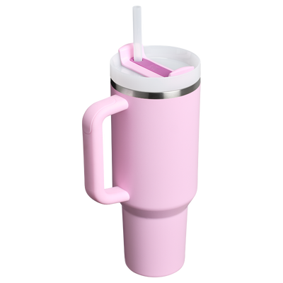 Quencher H2.0 - Cherry Blossom - 40oz - Back - Stanley