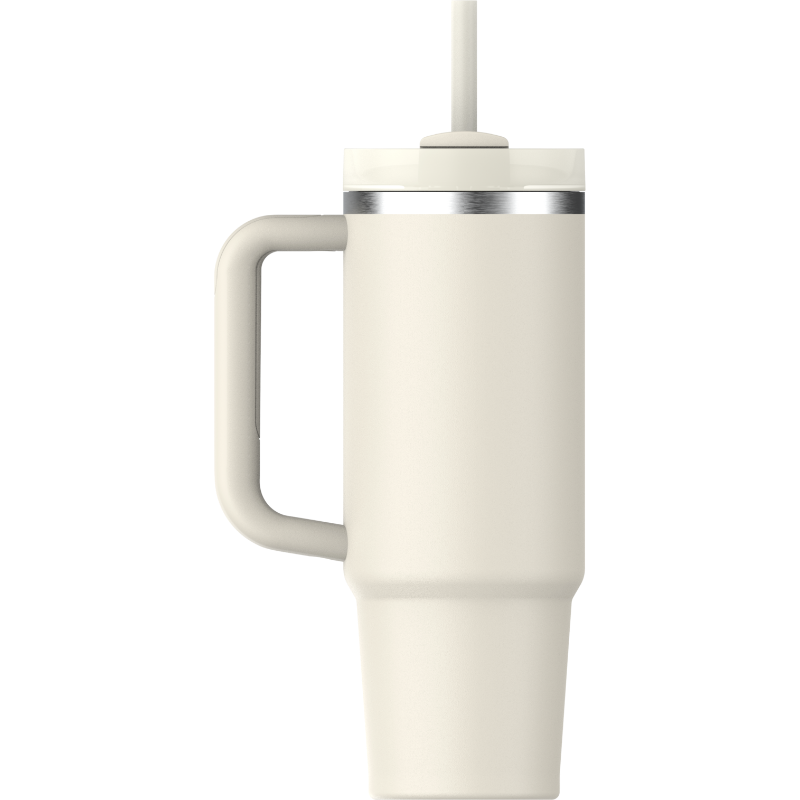 Quencher H2.0 - Cream - 30oz - Back - Stanley