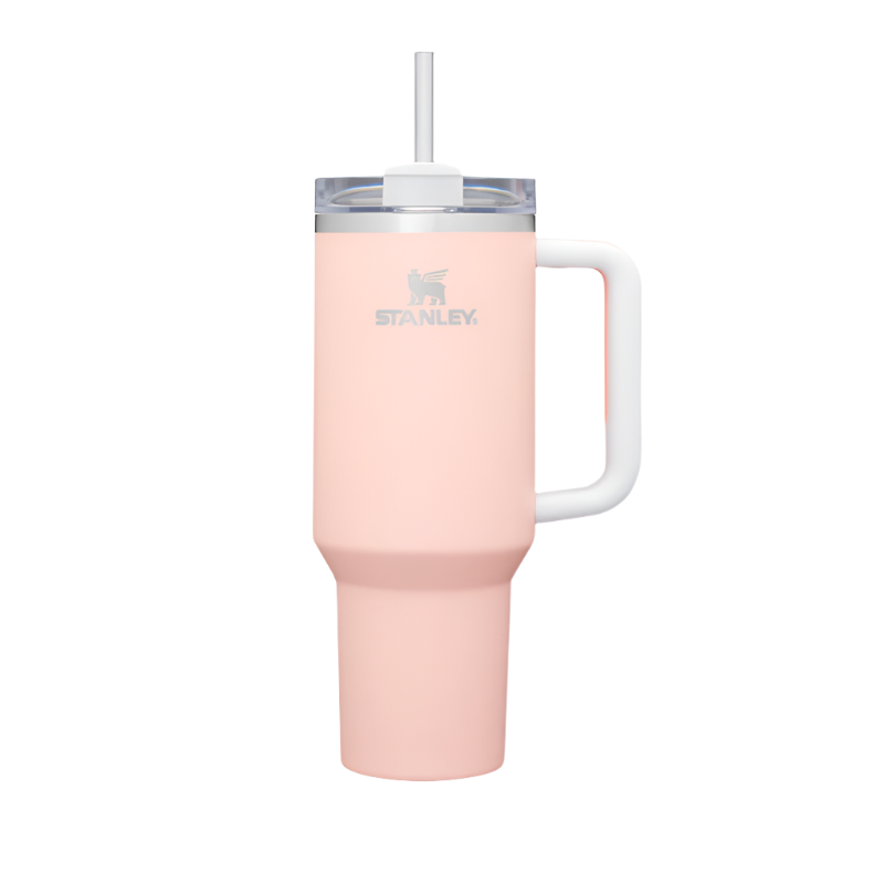 Quencher H2.0 - Peach Color Block - 30oz - Front - Stanley
