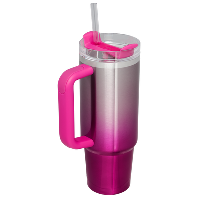 Quencher H2.0 - Camelia Gradient - 30oz - Back - Stanley