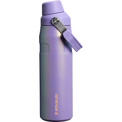 Stanley 1913 New Frequency IceFlow™ Bottle with Fast Flow Lid 24 OZ in Periwinkle Shimmer | Front View