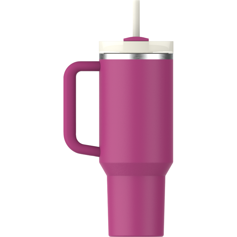 Quencher H2.0 - Fuchsia - 30oz - Back - Stanley