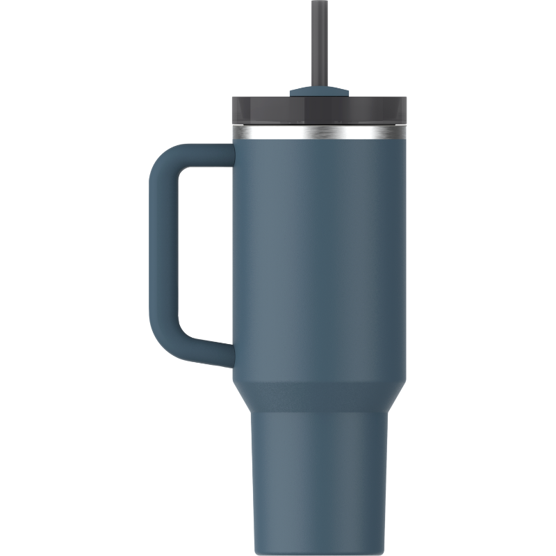 Quencher H2.0 - Blue Spruce - 30oz - Back - Stanley