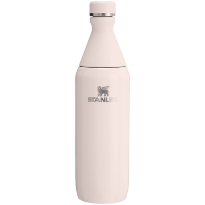 Stanley 1913 The All Day Slim Bottle 20 OZ in Rose Quartz Gloss | Front View