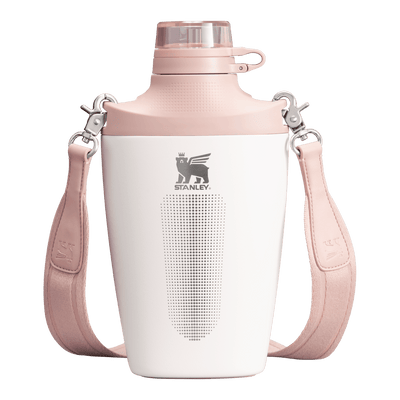 Cross Bottle - Rose Quartz - 23oz - Front - Stanley