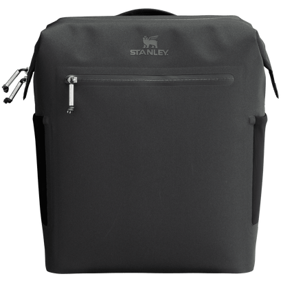 Stanley 1913 All Day Madeleine Midi Cooler Backpack 20 Can 14.8 QT 14.0 L in Black | Back View