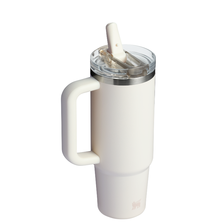Quencher H2.0 - Cream - 30oz - Back - Stanley