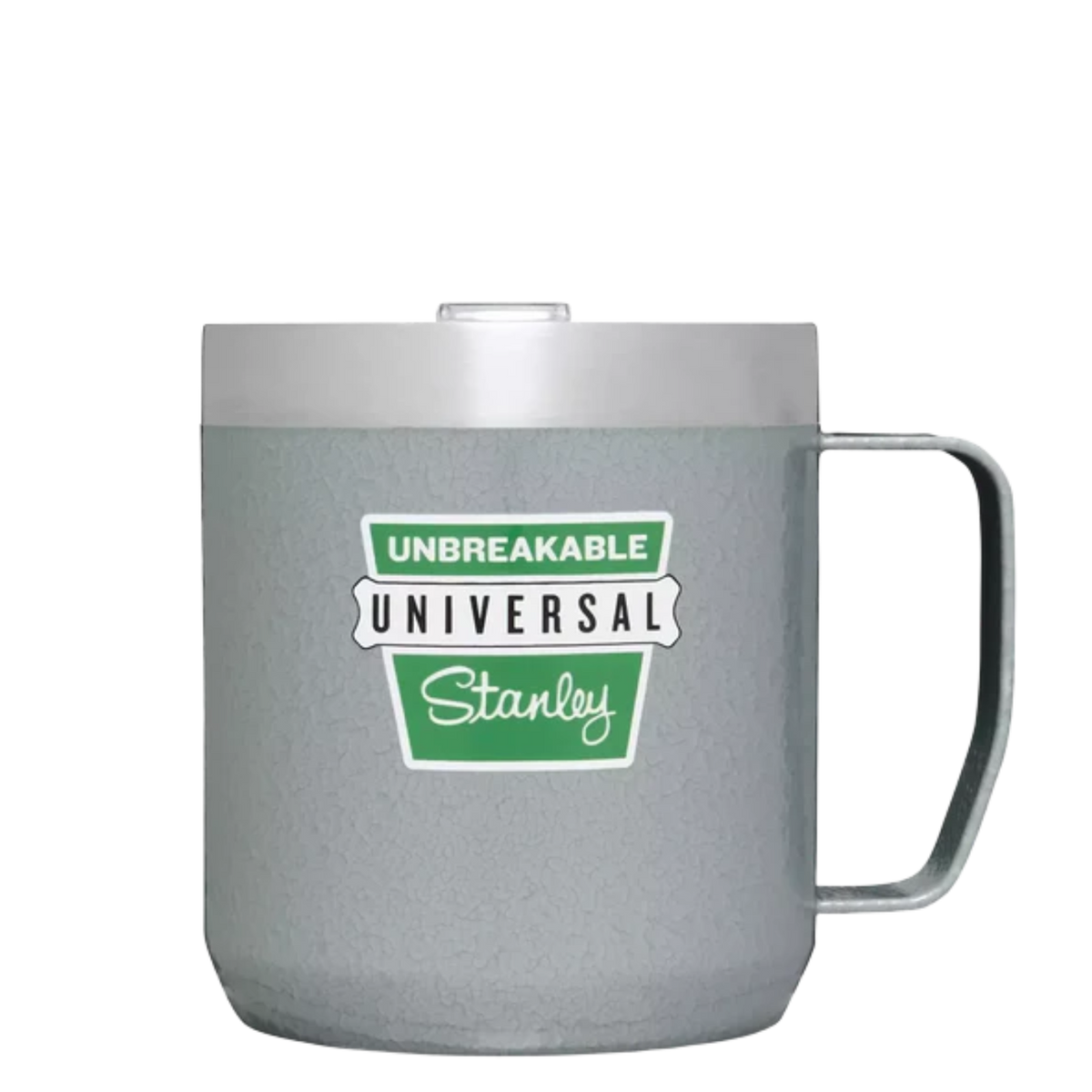 Stanley 1913 The Milestones Camp Mug 12 OZ in Hammertone Silver