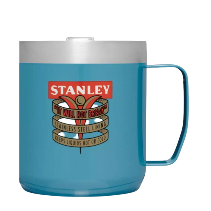 The Milestones Camp Mug | 12 OZ - Topaz Glass - Stanley AU