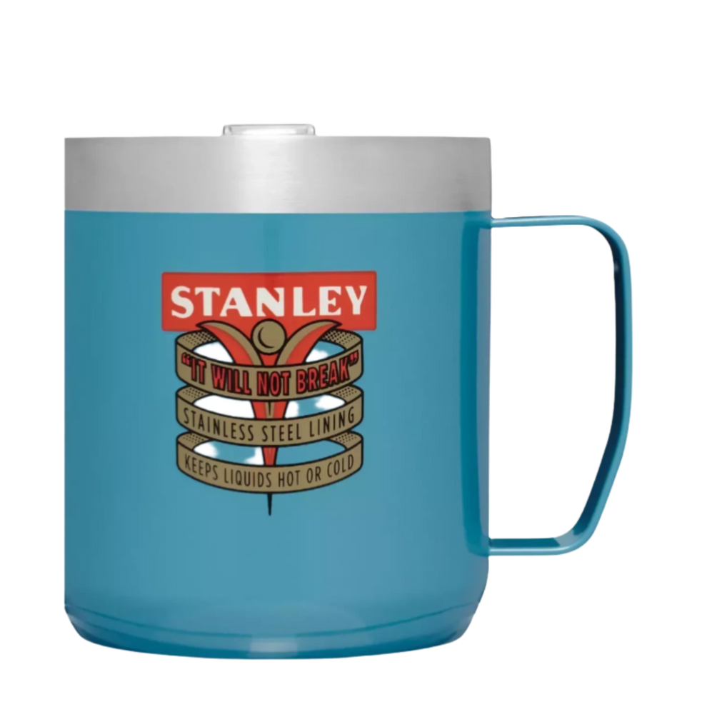 The Milestones Camp Mug | 12 OZ - Topaz Glass - Stanley AU