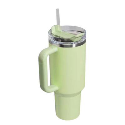 Quencher H2.0 - Pale Lime - 40oz - Back - Stanley