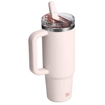 Quencher H2.0 - Rose Quartz - 30oz - Back - Stanley