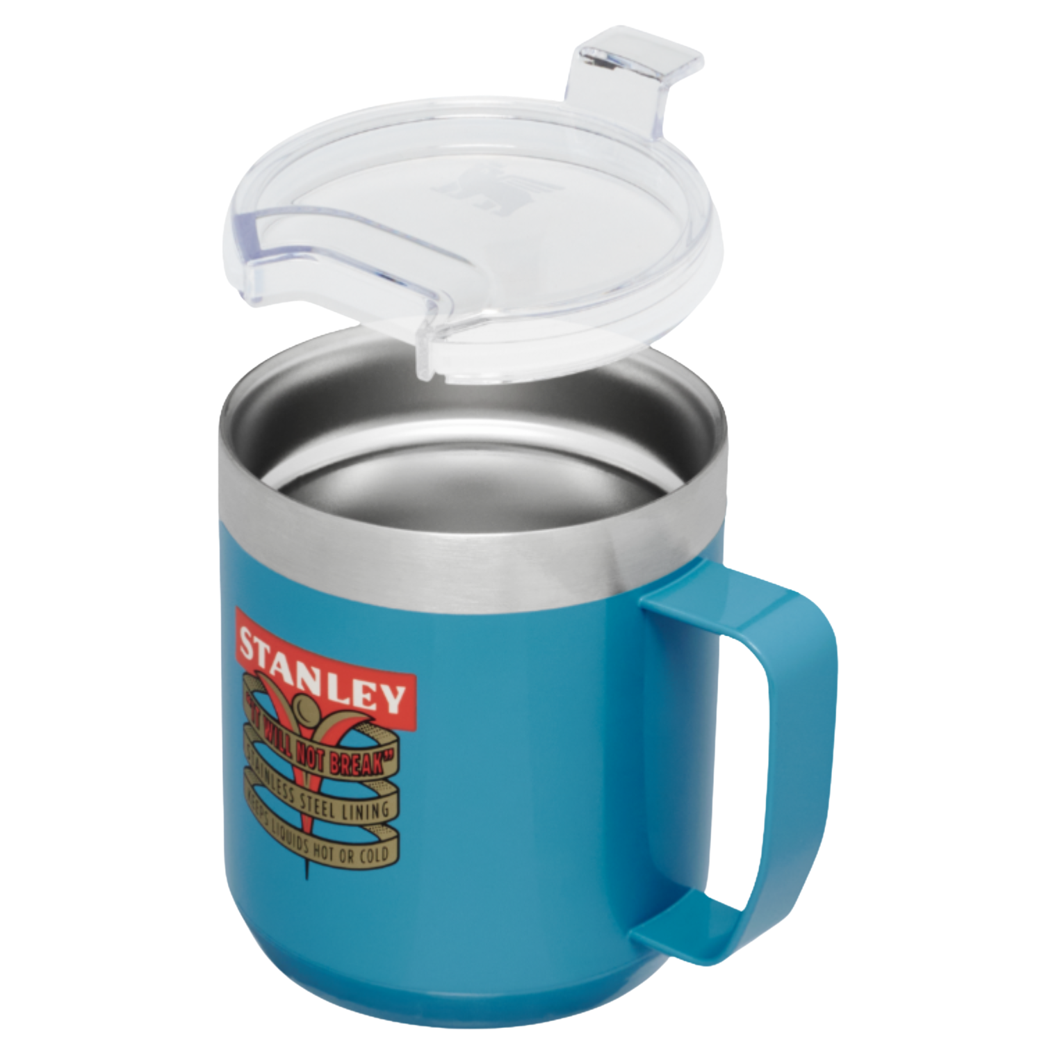 The Milestones Camp Mug | 12 OZ - Topaz Glass - Stanley AU