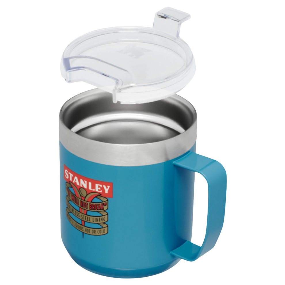 The Milestones Camp Mug | 12 OZ - Topaz Glass - Stanley AU