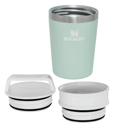 Adventure Shortstack  - 8oz - Mint - Front with lid - Stanley