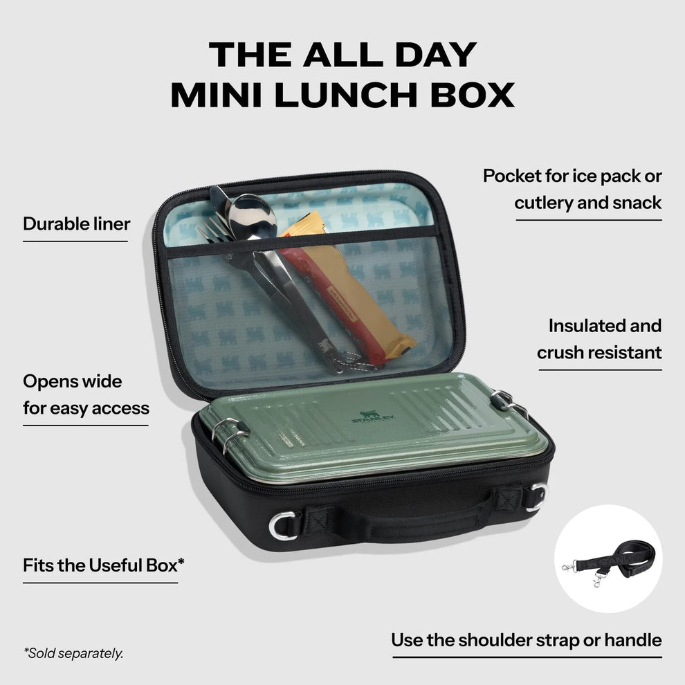 Stanley 1913 All Day Mini Lunch Box 4.2 QT in Black
