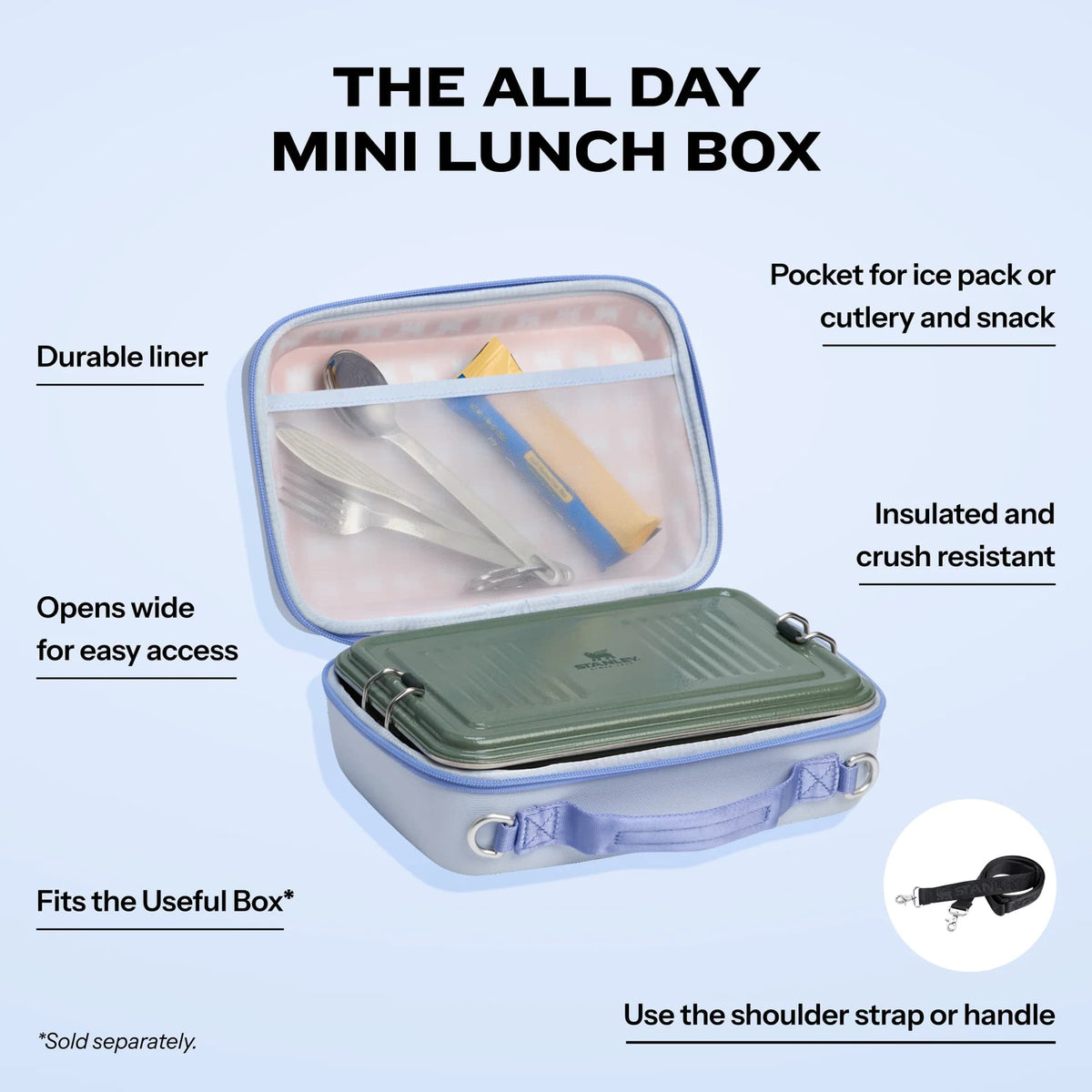 Stanley 1913 All Day Mini Lunch Box 4.2 QT in Dew Drop