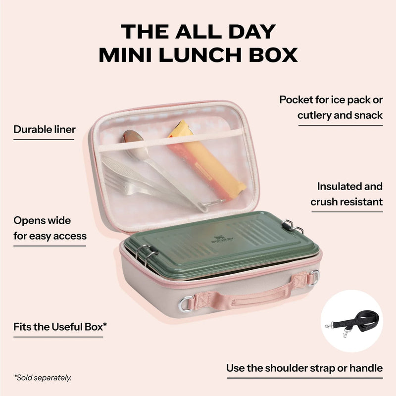 Stanley 1913 All Day Mini Lunch Box 4.2 QT in Rose Quartz | Infographic View