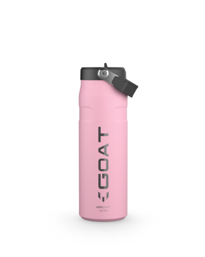 Stanley 1913 Messi x Stanley 1913 IceFlow™ Flip Straw 2.0 Bottle 24 OZ in Messi GOAT Pink