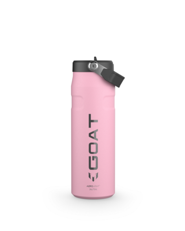 Stanley 1913 Messi x Stanley 1913 IceFlow™ Flip Straw 2.0 Bottle 24 OZ in Messi GOAT Pink