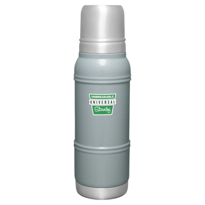 Stanley 1913 The Milestones Thermal Bottle 1.1 QT in Hammertone Silver | Front View