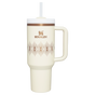 Swatch for Stanley 1913 Deco Collection Quencher H2.0 FlowState™ Tumbler 40 OZ in Cream Gloss Deco