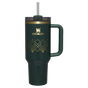 Swatch for Stanley 1913 Deco Collection Quencher H2.0 FlowState™ Tumbler 40 OZ in Forest Gloss Deco