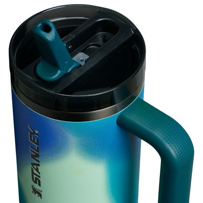 Quencher H2.0 - Coatal Teal Motion - 30oz - Lid - Stanley