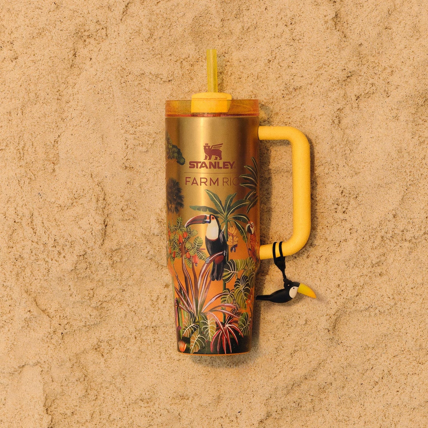 Stanley 1913 Stanley 1913 x FARM Rio Quencher® H2.0 Flowstate™ Tumbler Tropical Woods 30 oz in Tropical Woods | View 5