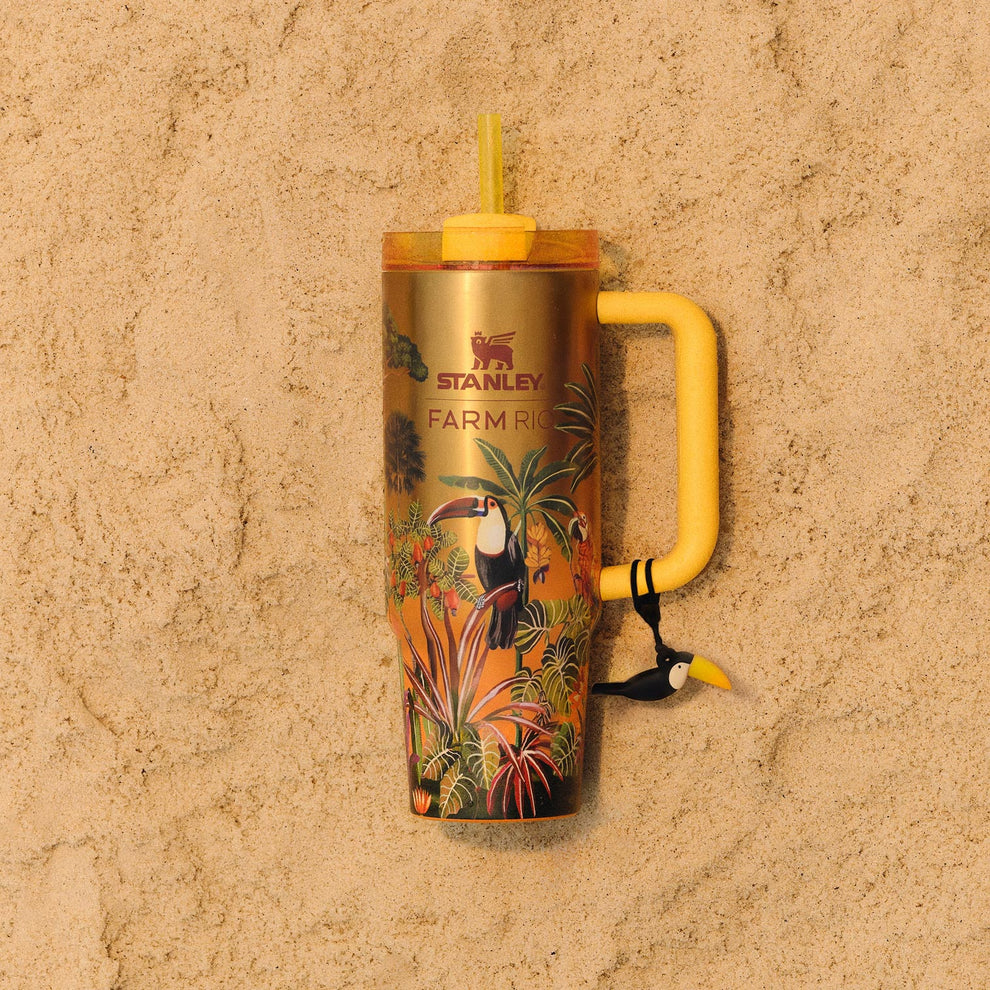 Stanley 1913 Stanley 1913 x FARM Rio Quencher® H2.0 Flowstate™ Tumbler Tropical Woods 30 oz in Tropical Woods
