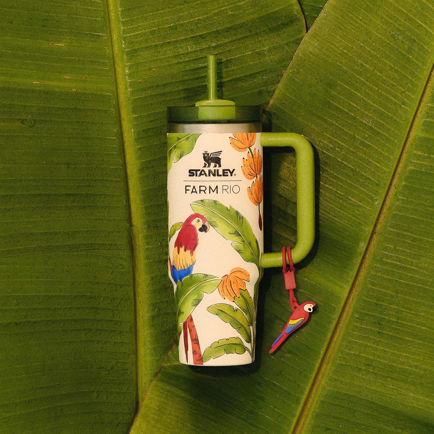 Stanley 1913 Stanley 1913 x FARM Rio Quencher® H2.0 Flowstate™ Tumbler Tropical Destiny 30 oz in Tropical Destiny | View 4