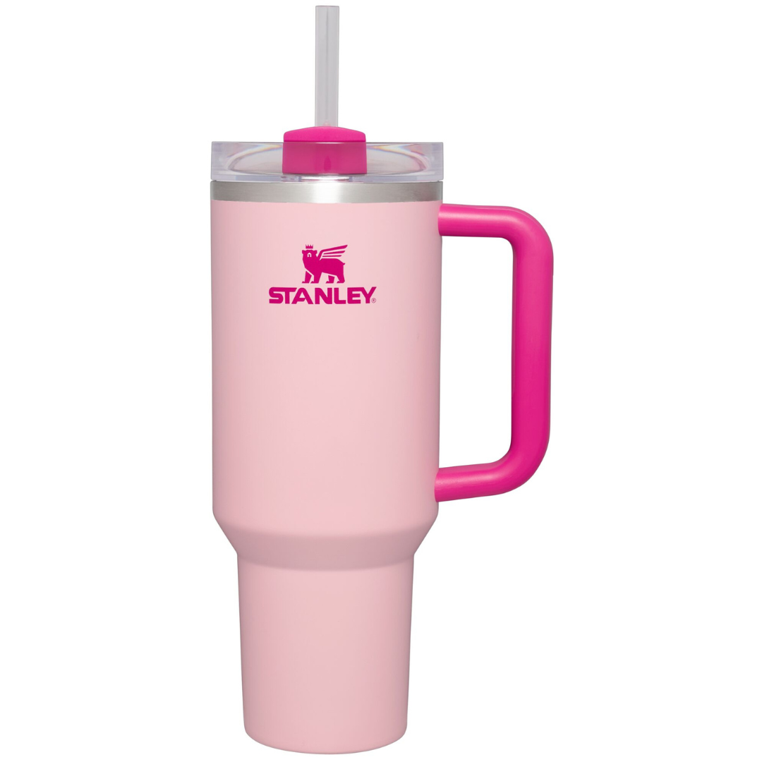 Quencher H2.0 - Flamingo - 40oz - Front - Stanley