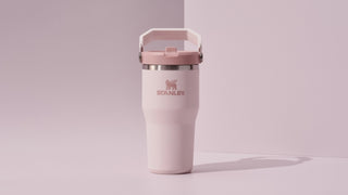 Flip straw tumbler