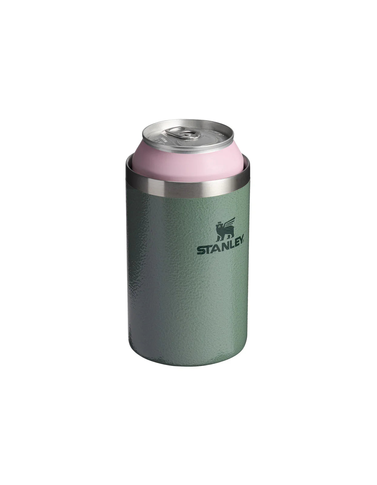 Can Cooler - Hammertone Green - 10oz - Side - Stanley