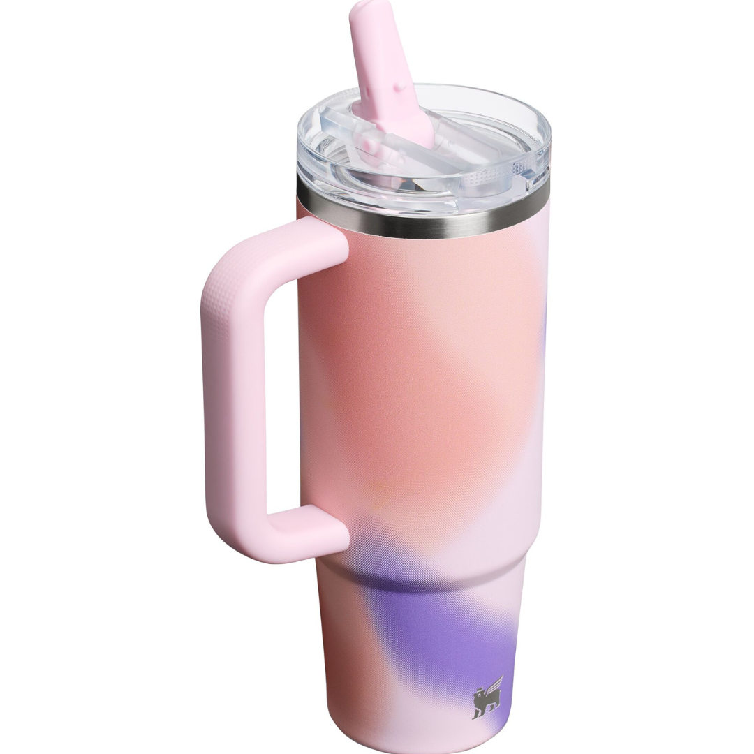 Quencher H2.0 - Rose Petal Motion - 30oz - Back - Stanley