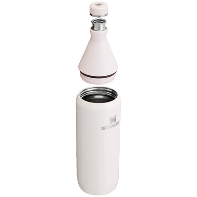 All day - Rose Quartz - 34oz - Front & lid - Stanley